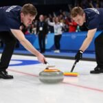 how do brushes affect the stone's path in olympic curling?