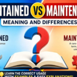 maintenanced