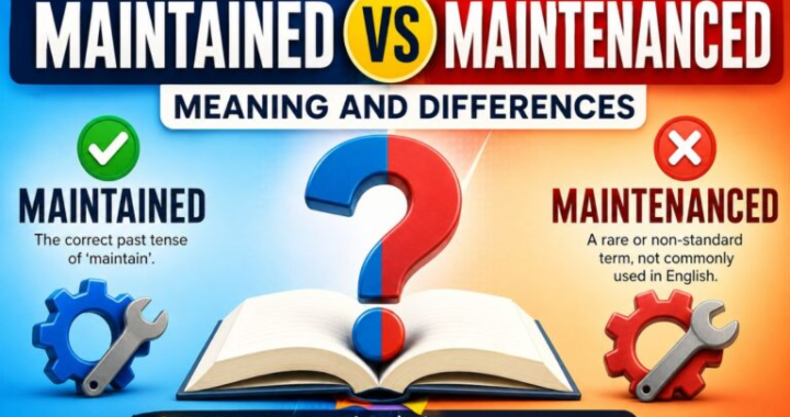 maintenanced